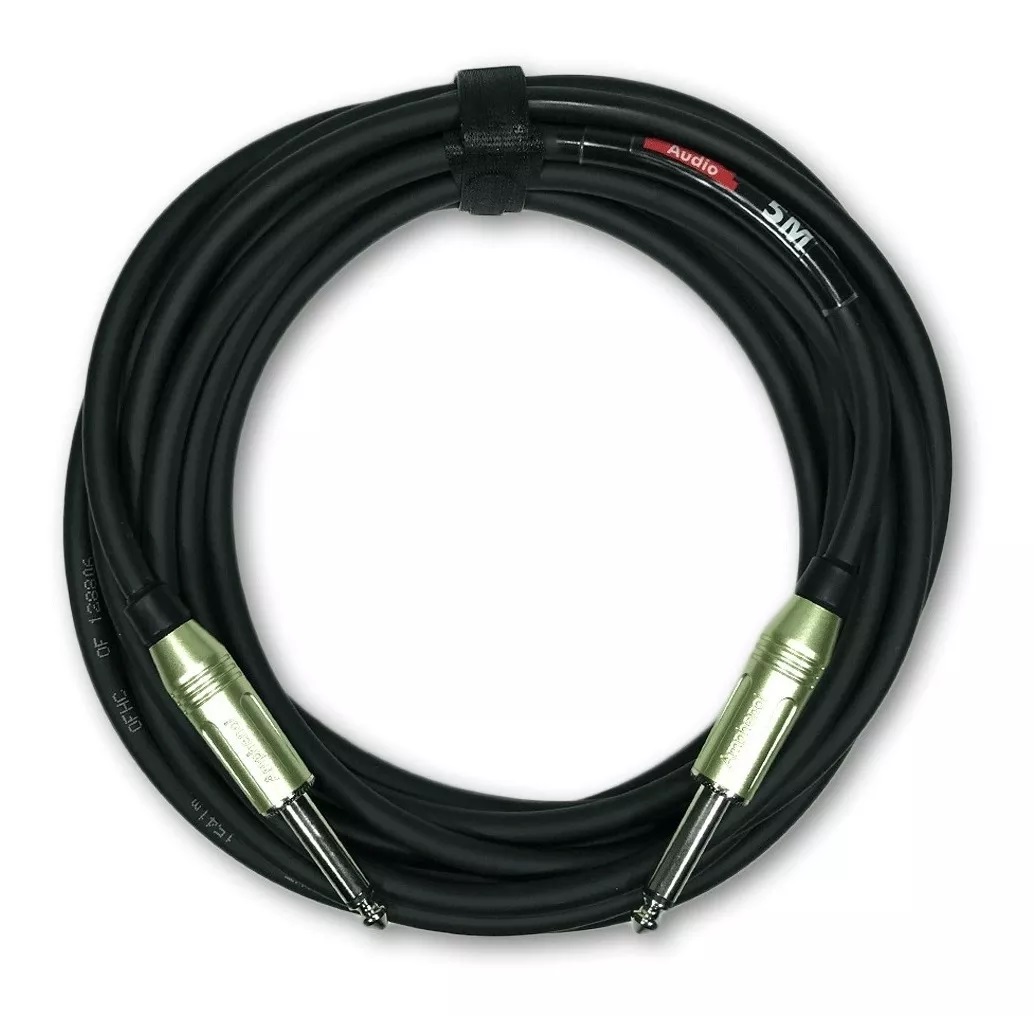 Cabo de Instrumento Santo Ângelo + P10 Amphenol (5 Metros)